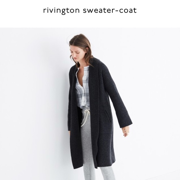 Madewell Jackets & Blazers - Madewell Rivington sweater-coat size small